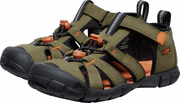 KEEN SEACAMP II CNX Y-DARK OLIVE/GOLD FLAME DARK OLIVE/GOLD FLAME – Bild 2