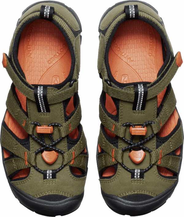 KEEN SEACAMP II CNX Y-DARK OLIVE/GOLD FLAME DARK OLIVE/GOLD FLAME – Bild 3