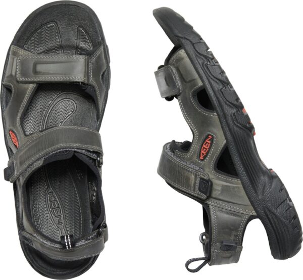 KEEN TARGHEE III OPEN TOE SANDAL M-GREY/BLACK GREY/BLACK – Bild 5