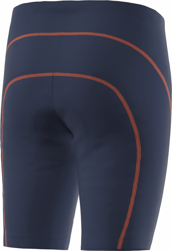LÖFFLER HR. BIKE-BUNDHOSE STRIPE DARK BLUE/ORANGE – Bild 2