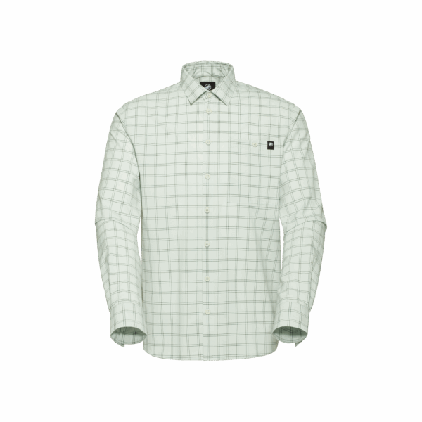 MAMMUT Lenni Longsleeve Shirt Men SILVER SAGE-STRATA