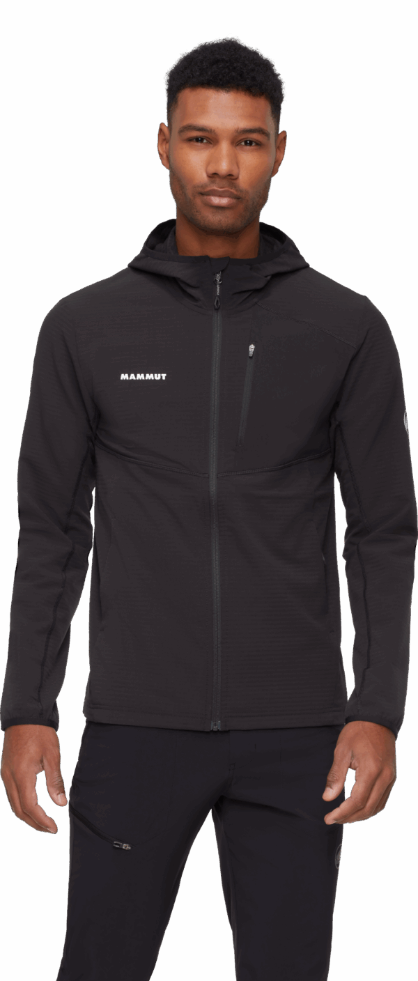 MAMMUT Madris Light ML Hooded Jacket Men BLACK – Bild 2