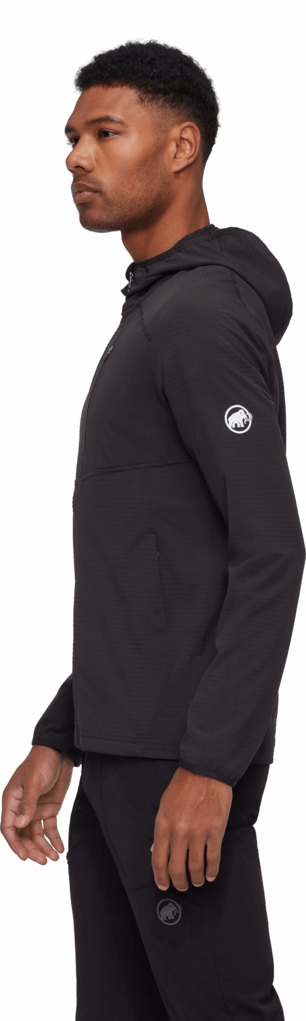 MAMMUT Madris Light ML Hooded Jacket Men BLACK – Bild 3