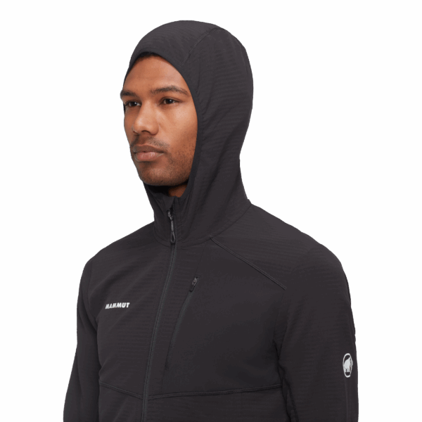 MAMMUT Madris Light ML Hooded Jacket Men BLACK – Bild 5