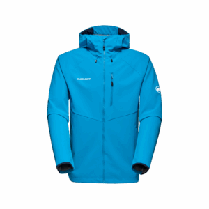 MAMMUT Ultimate Comfort SO Hooded Jacket Men GLACIER BLUE