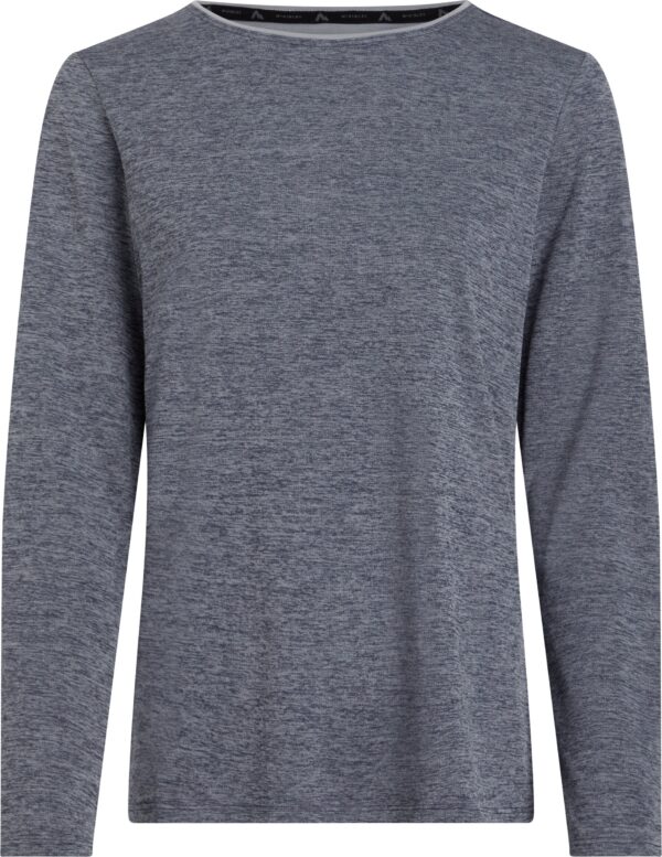 McKINLEY Da.-Langarmshirt Hunu LS W 906 MELANGE/NAVY