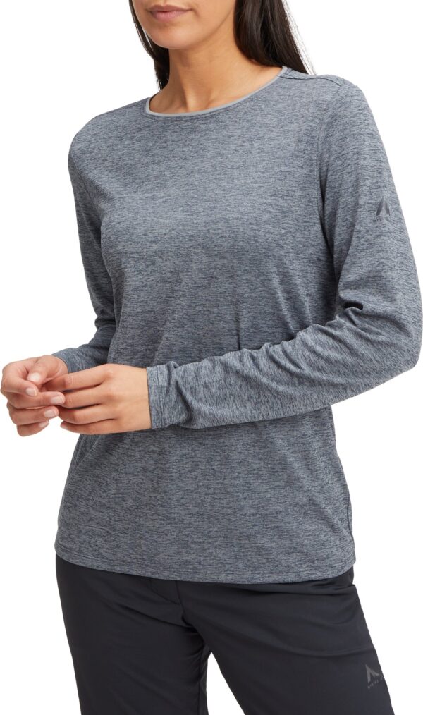 McKINLEY Da.-Langarmshirt Hunu LS W 906 MELANGE/NAVY – Bild 3