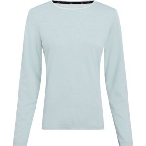 McKINLEY Da.-Langarmshirt Hunu LS W 907 MELANGE/GREEN SM