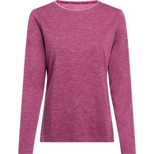McKINLEY Da.-Langarmshirt Hunu LS W MELANGE/RED WINE