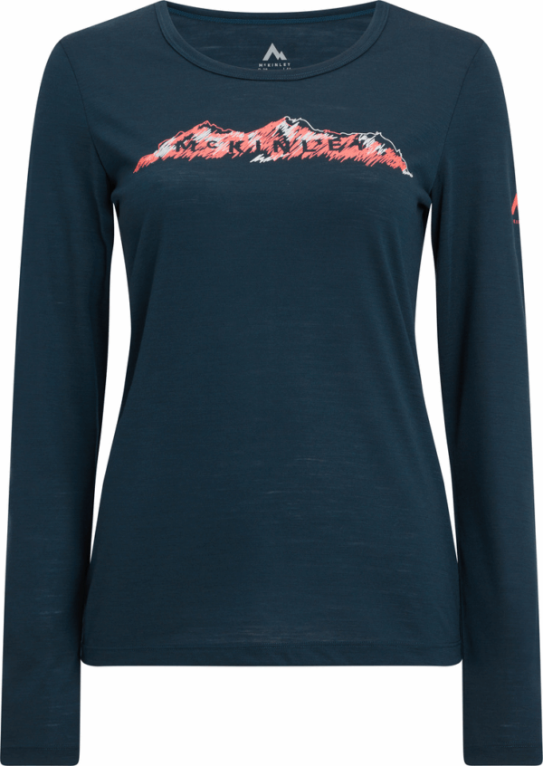McKINLEY Da.-Langarmshirt Shane LS W NAVY