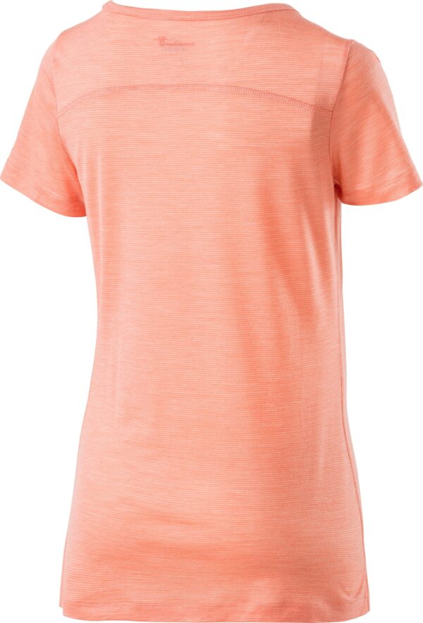 McKINLEY Da.-T-Shirt Aramac RED LIGHT/WHITE – Bild 2