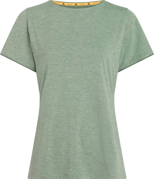 McKINLEY Da.-T-Shirt Hunu W 914 MELANGE/GREEN SM
