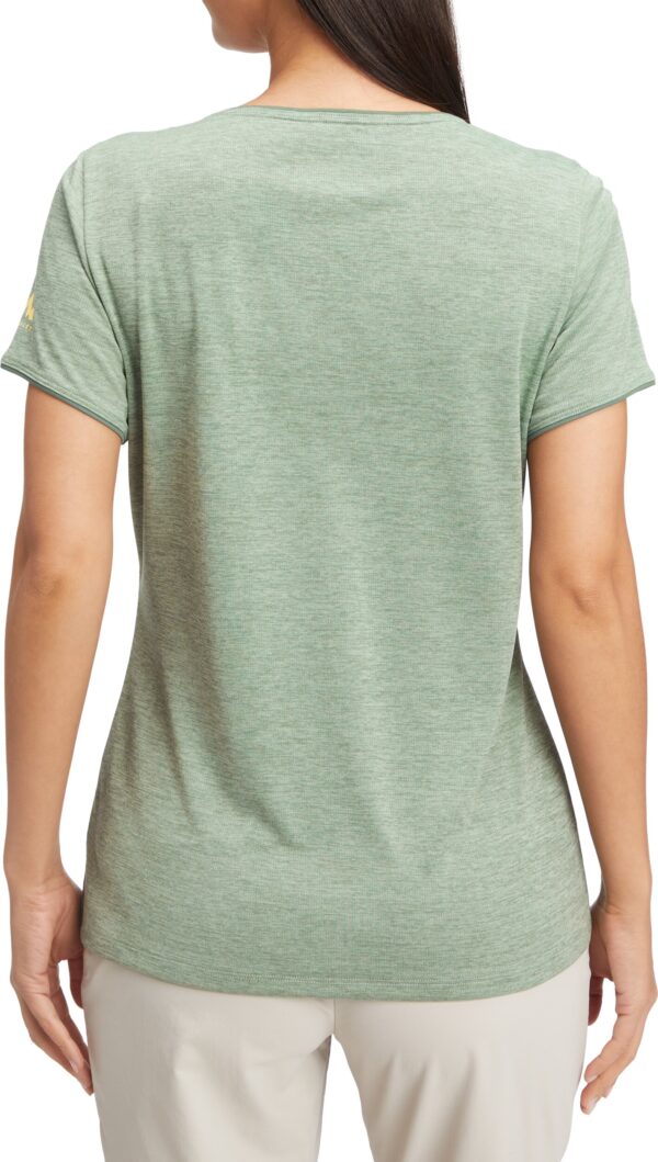 McKINLEY Da.-T-Shirt Hunu W 914 MELANGE/GREEN SM – Bild 2