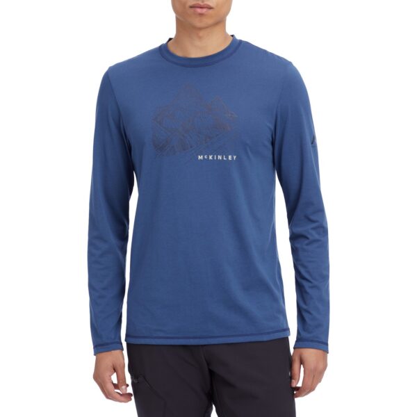 McKINLEY He.-Langarmshirt Harino II M NAVY/NAVY – Bild 2