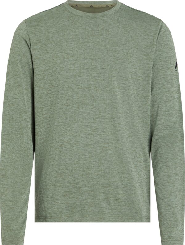 McKINLEY He.-Langarmshirt Hunu LS M MELANGE/OLIVE DARK