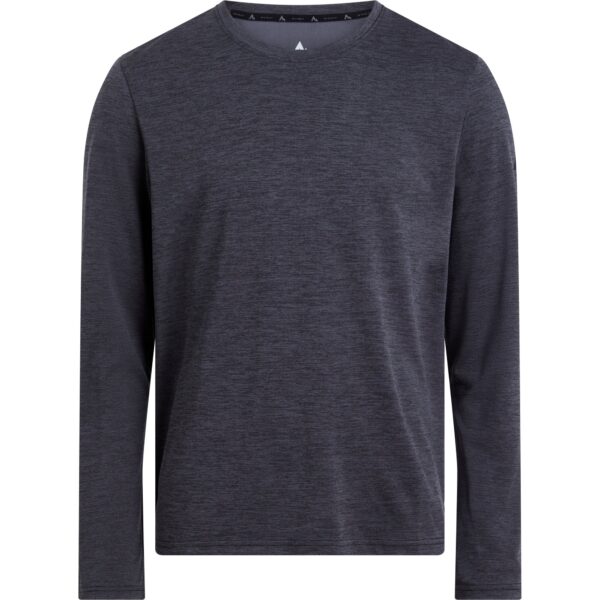 McKINLEY He.-Langarmshirt Hunu LS M MELANGE/BLACK NIGHT/