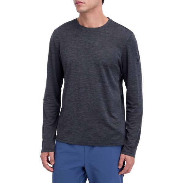 McKINLEY He.-Langarmshirt Hunu LS M MELANGE/BLACK NIGHT/ – Bild 3