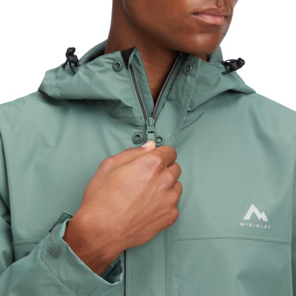 McKINLEY He.-Regenjacke Carlide II M GREEN DARK – Bild 2