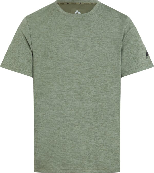 McKINLEY He.-T-Shirt Hunu M MELANGE/OLIVE DARK