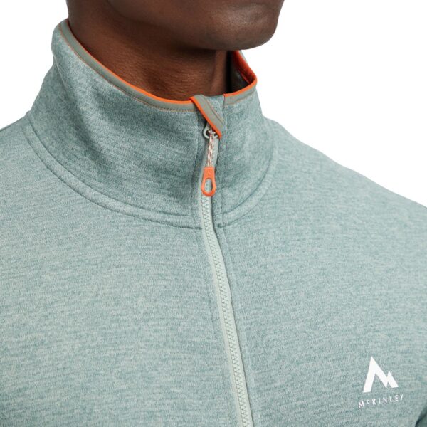 McKINLEY He.-Unterjacke Roto IV M MELANGE/GREEN DARK – Bild 3