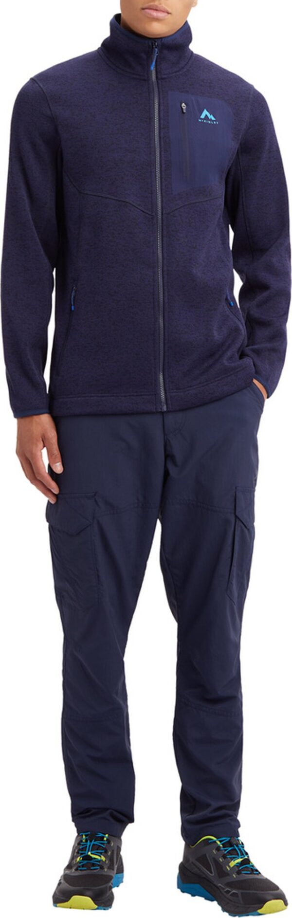 McKINLEY He.-Unterjacke Skeena II ux MELANGE/NAVY DARK – Bild 5
