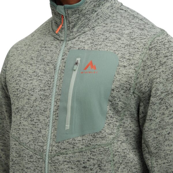 McKINLEY He.-Unterjacke Skeena III M MELANGE/GREEN DARK – Bild 4