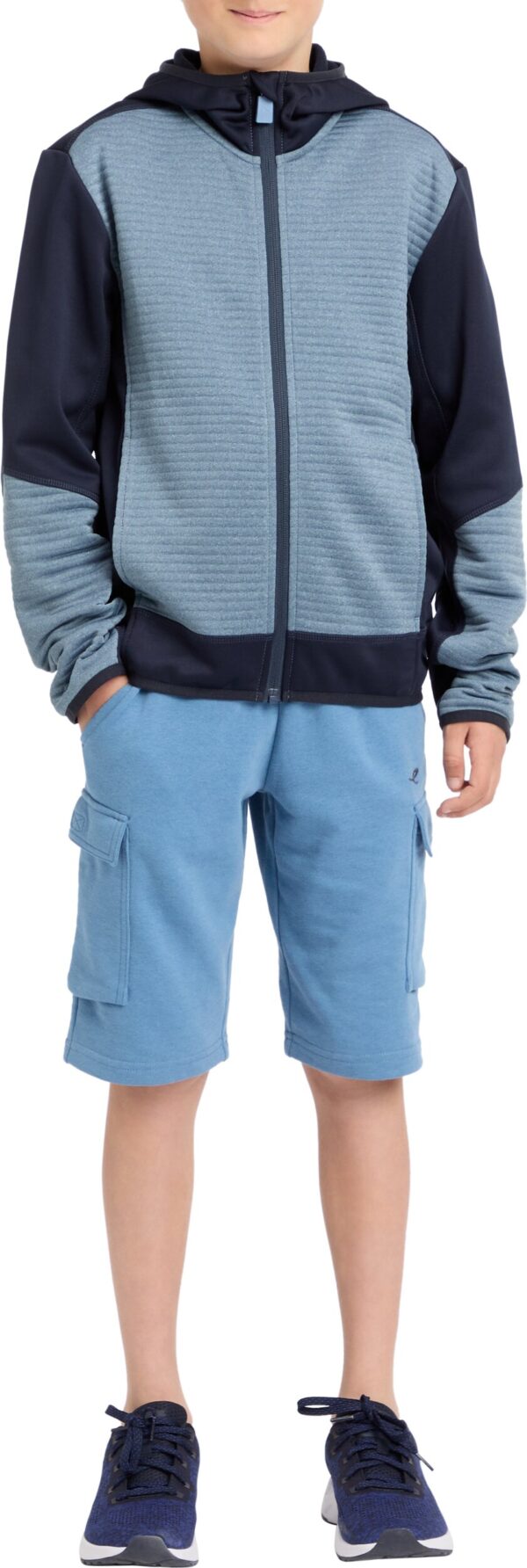 McKINLEY Ju.-Unterjacke Aaki jrs 924 MELANGE/BLUE DAR – Bild 2