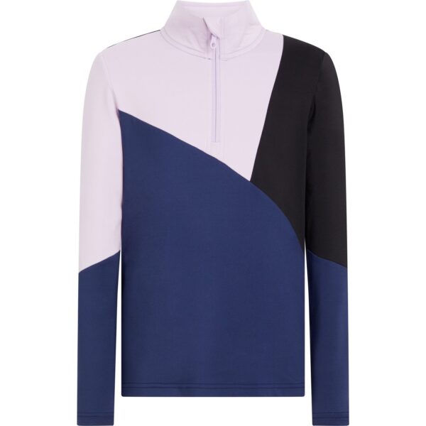 McKINLEY Ki.-Funktions-Shirt Ikay II J NAVY DARK/LILAC/BLAC