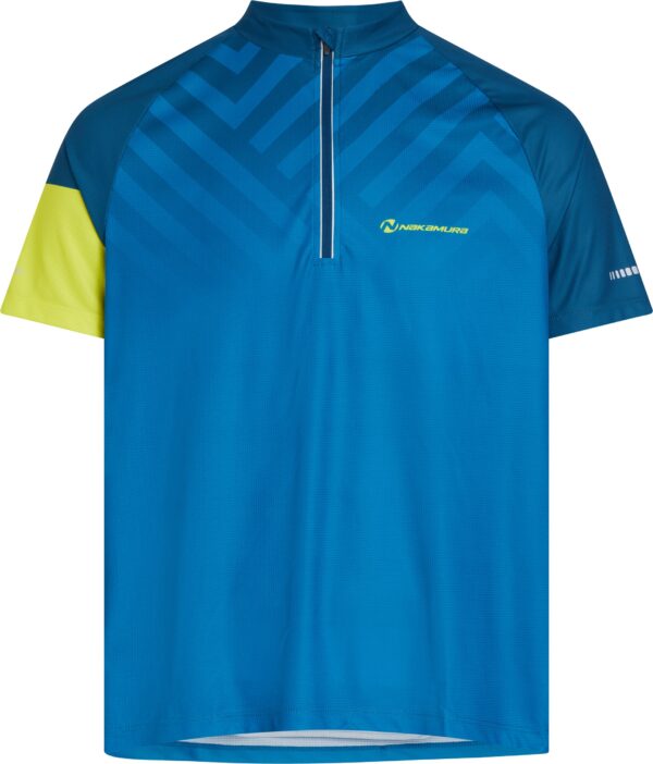 NAKAMURA He.-Fahrrad-Trikot Felius M BLUE PETROL/BLUE PET
