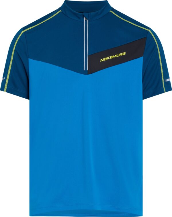 NAKAMURA He.-Fahrrad-Trikot Nacero M BLUE PETROL/BLUE PET