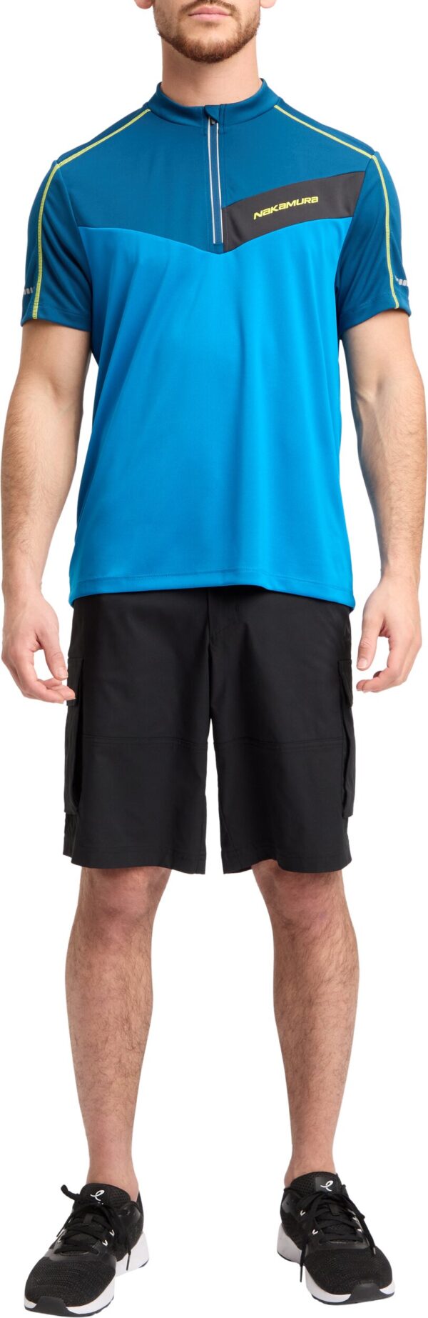 NAKAMURA He.-Fahrrad-Trikot Nacero M BLUE PETROL/BLUE PET – Bild 2