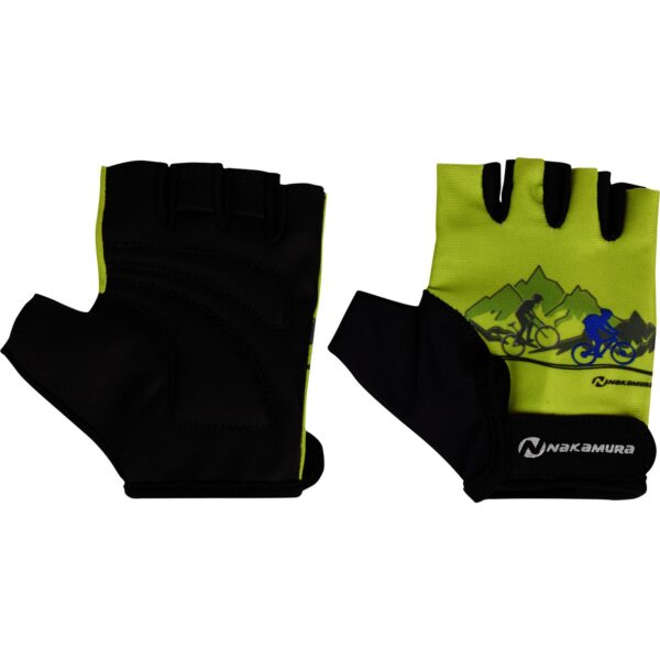 NAKAMURA Ki.-Fahrr-Handschuh Dolo IV J GREEN LIME/BLACK NIG