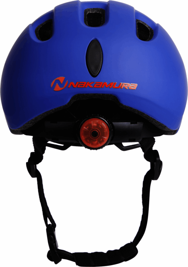 NAKAMURA Ki.-Fahrrad-Helm Kimet J BLUE DARK/ORANGE DAR – Bild 2