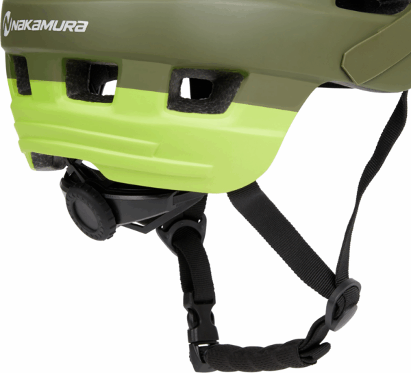 NAKAMURA Ux.-Fahrrad-Helm Youka GREEN LIME/OLIVE DAR