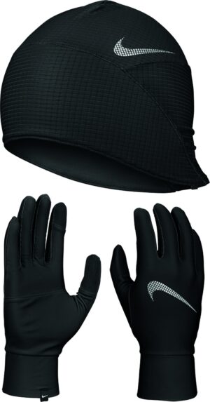 NIKE 9385/15 Nike Mens Essential Ru 082 BLACK/BLACK/SILVER