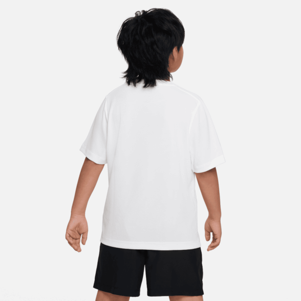 NIKE B NK DF MULTI+ SS TOP HBR WHITE/BLACK – Bild 2