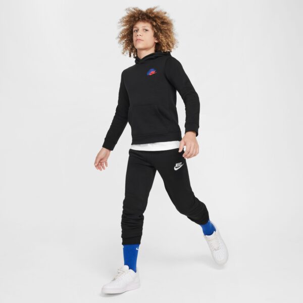 NIKE B NSW SI FLC PO HOODIE BB2 BLACK – Bild 8