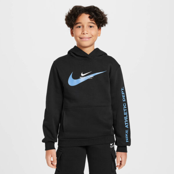 NIKE B NSW SI FLC PO HOODIE BB BLACK