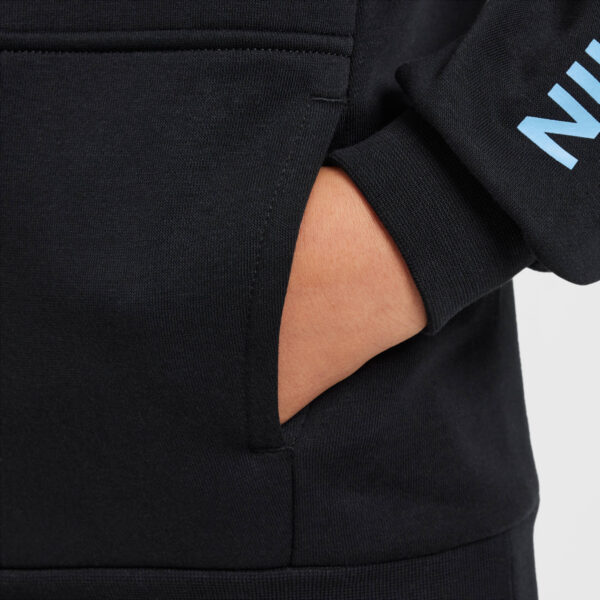 NIKE B NSW SI FLC PO HOODIE BB BLACK – Bild 5