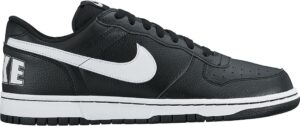 NIKE BIG NIKE LOW BLACK/WHITE
