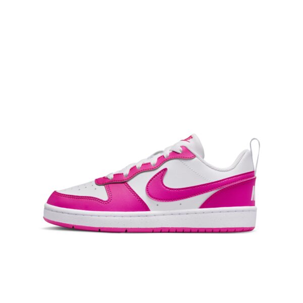 NIKE COURT BOROUGH LOW RECRAFT (GS) WHITE/LASER FUCHSIA – Bild 2