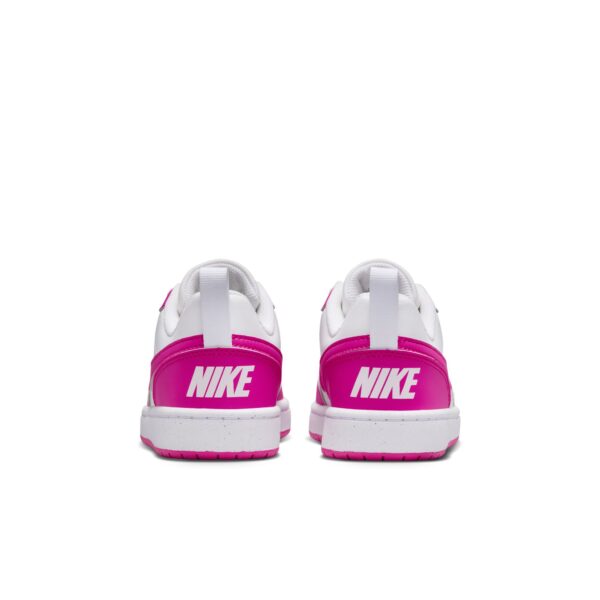 NIKE COURT BOROUGH LOW RECRAFT (GS) WHITE/LASER FUCHSIA – Bild 4