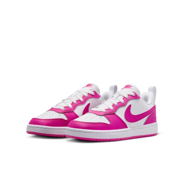 NIKE COURT BOROUGH LOW RECRAFT (GS) WHITE/LASER FUCHSIA – Bild 5