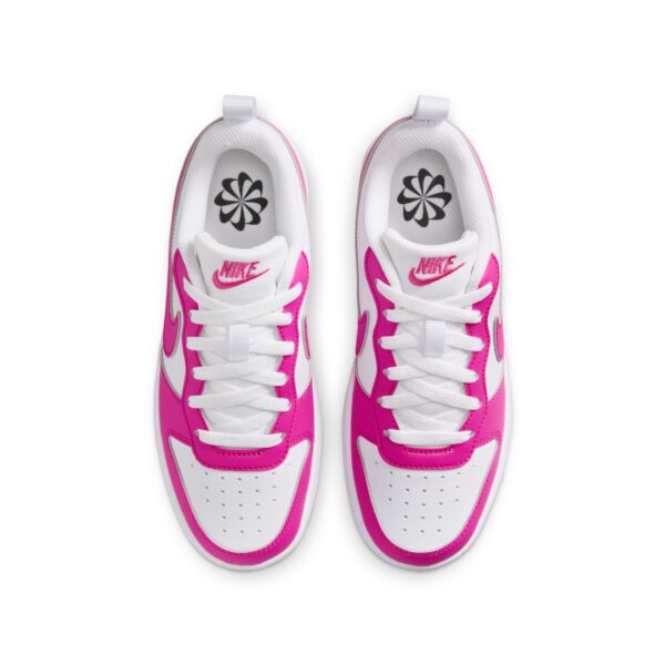 NIKE COURT BOROUGH LOW RECRAFT (GS) WHITE/LASER FUCHSIA – Bild 6