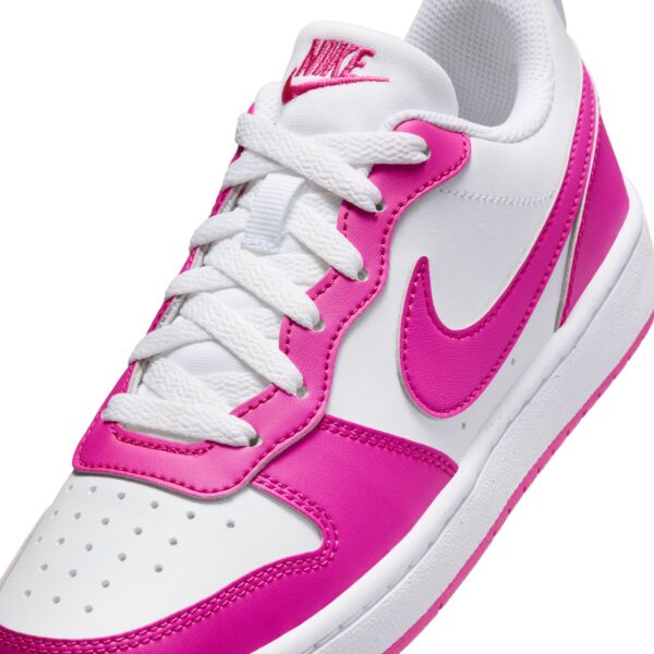 NIKE COURT BOROUGH LOW RECRAFT (GS) WHITE/LASER FUCHSIA – Bild 7