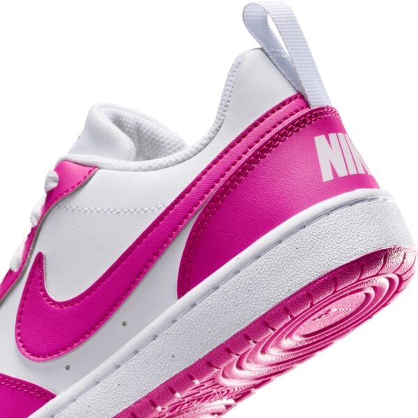 NIKE COURT BOROUGH LOW RECRAFT (GS) WHITE/LASER FUCHSIA – Bild 8