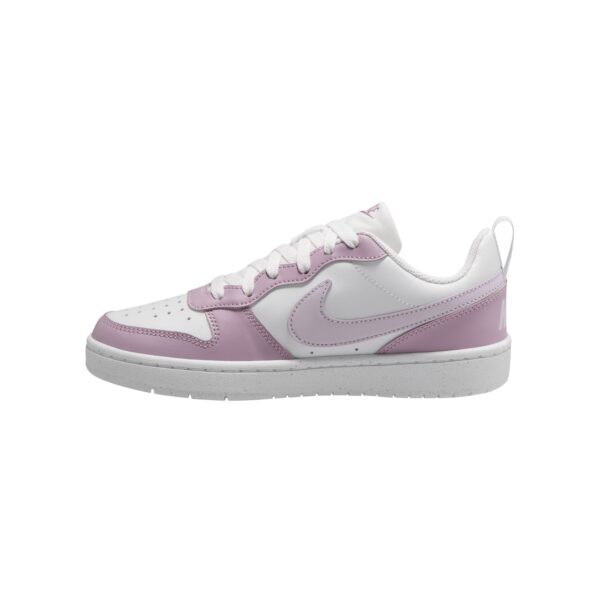 NIKE COURT BOROUGH LOW RECRAFT (GS) WHITE/VENICE-PLUM FOG-WHITE – Bild 2