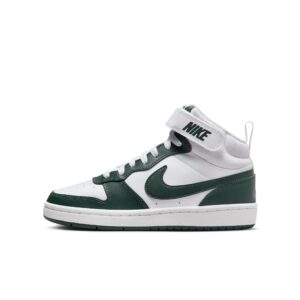 NIKE COURT BOROUGH MID 2 (GS) WHITE/VINTAGE GREEN