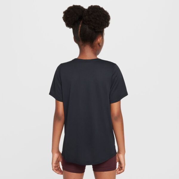 NIKE G NK DF ONE STD SS TOP HBR BLACK/WHITE – Bild 2