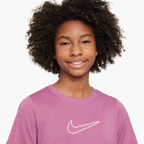 NIKE G NK DF ONE STD SS TOP HBR MAGIC FLAMINGO/WHITE – Bild 3